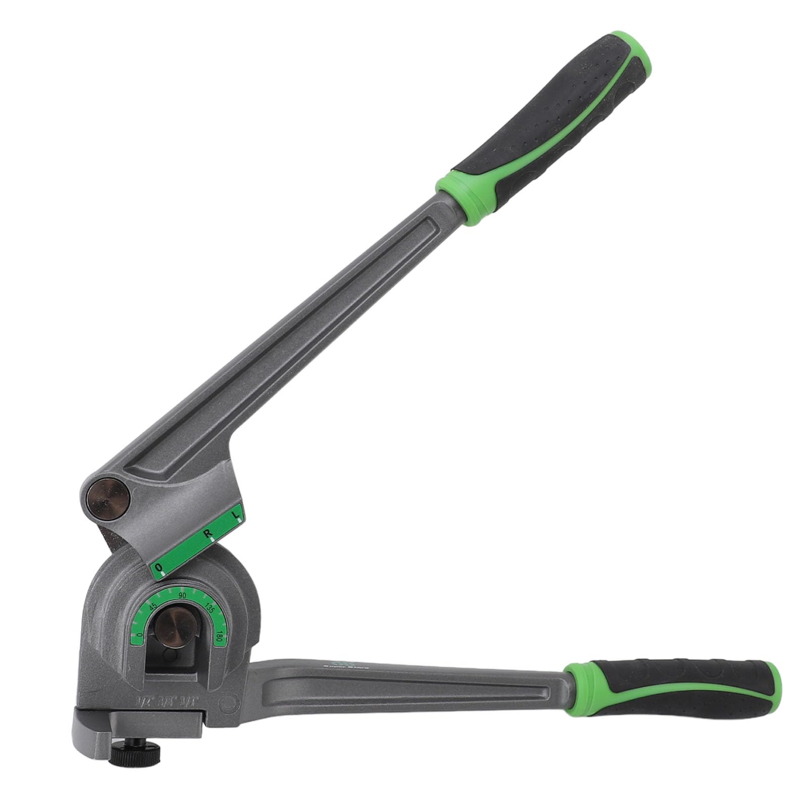 Zerodis 3 w 1 Giętarka do Rur 180 Stopni 1/4 3/8 1/2 Cala średnicy Zewnętrznej Narzędzie do Gięcia Rurek Rur Miedzianych Aluminiowych Stalowych z ergonomiczną rączką i Spustem