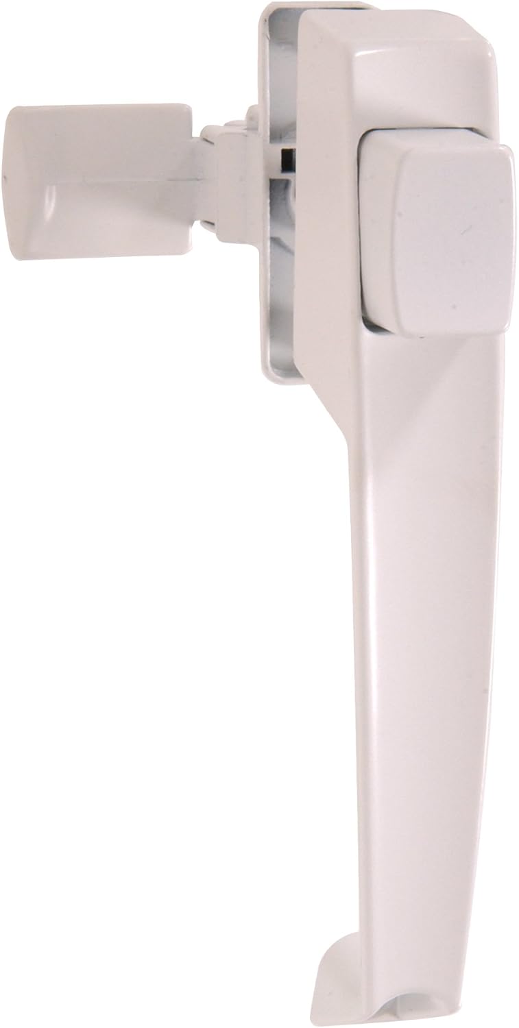 Hillman 853158 Pushbutton Latch White Canada Spec. 1Pack Screen