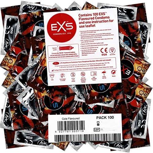 EXS Crazy Cola, kondomer med cola smak och utsvängd passform i 