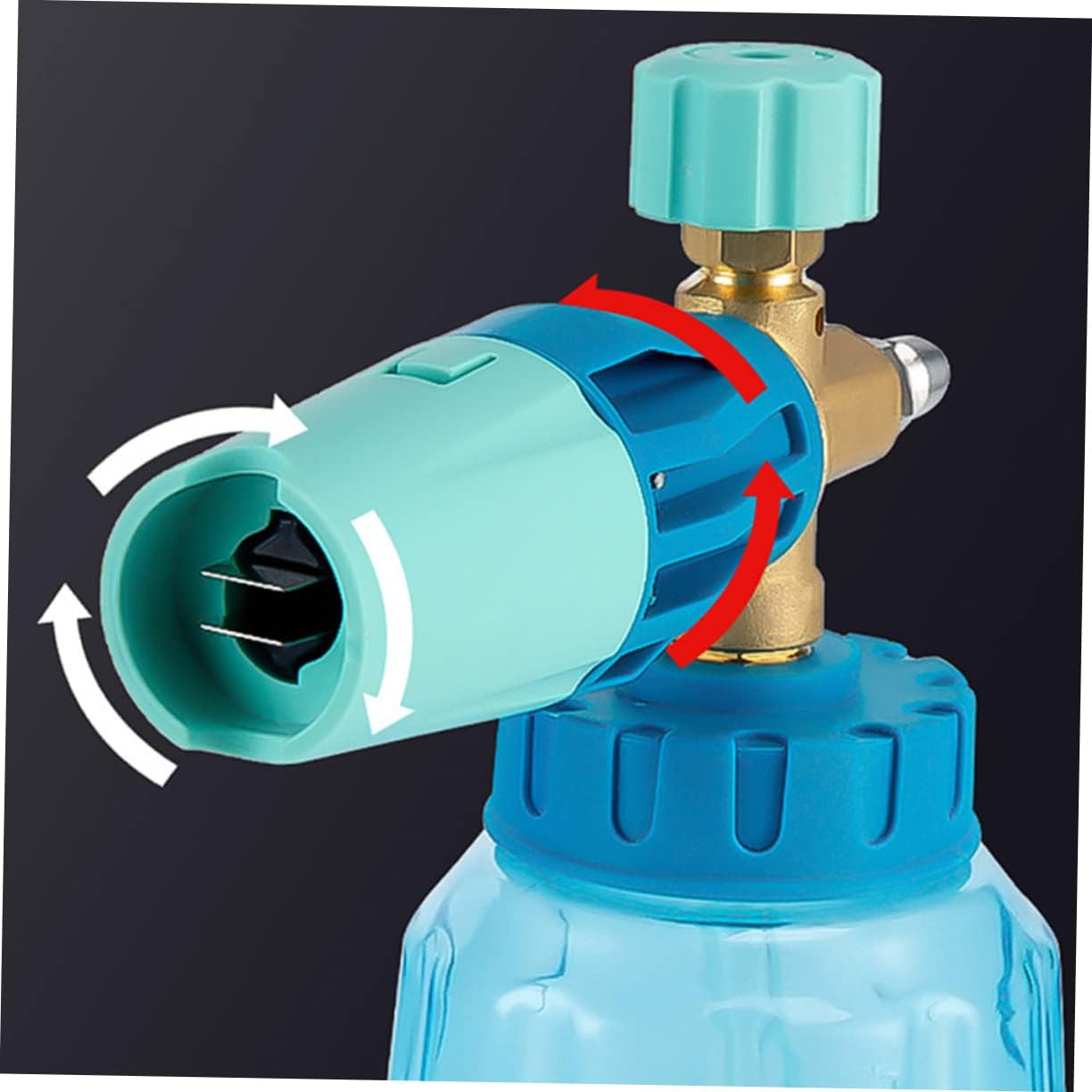 Balacoo High Pressure Foam Sprayer for Car Wash Adjustable Watering Can with Quick Connector Heavy Duty Foam Gun for Home Cleaning for Cars Trucks and RVs