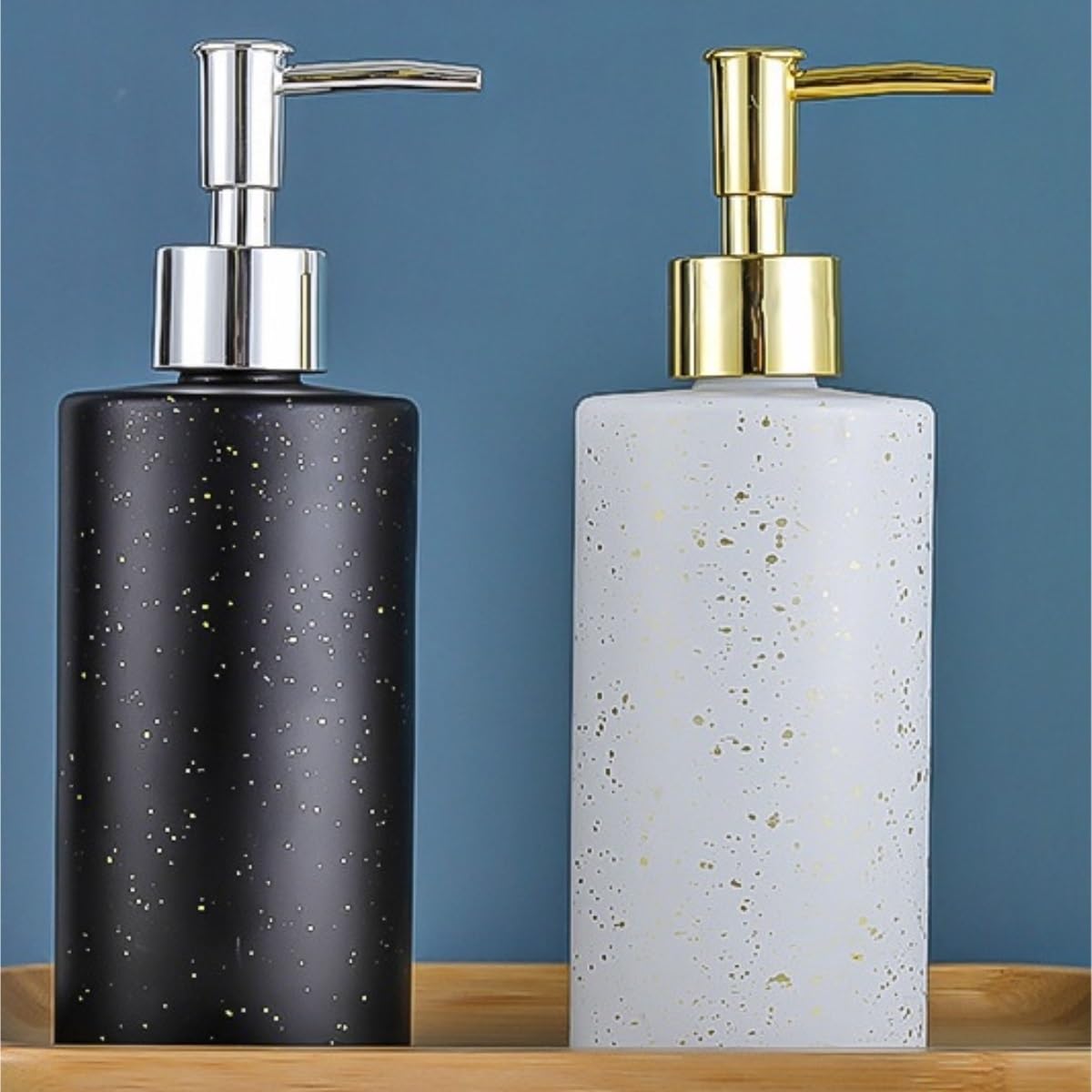 Dispensadores De Loción Jabón Dispensador De Jabón Y Loción De Cerámica con Bomba para Baño, Oficina, Botella De Líquido