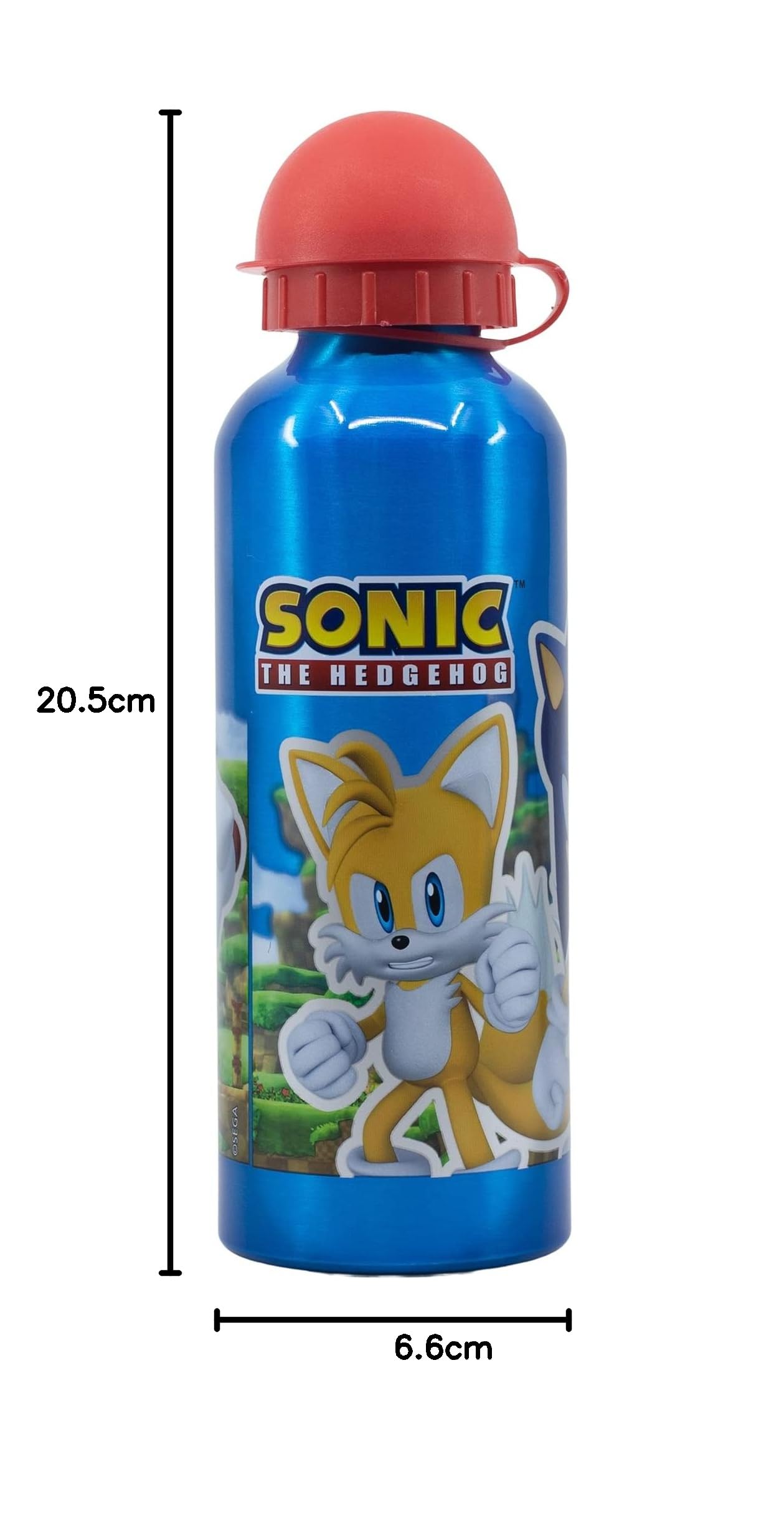 Bottiglia In Alluminio Sonic 530 Ml - Senza BPA, Design Ufficiale, Riutilizzabile