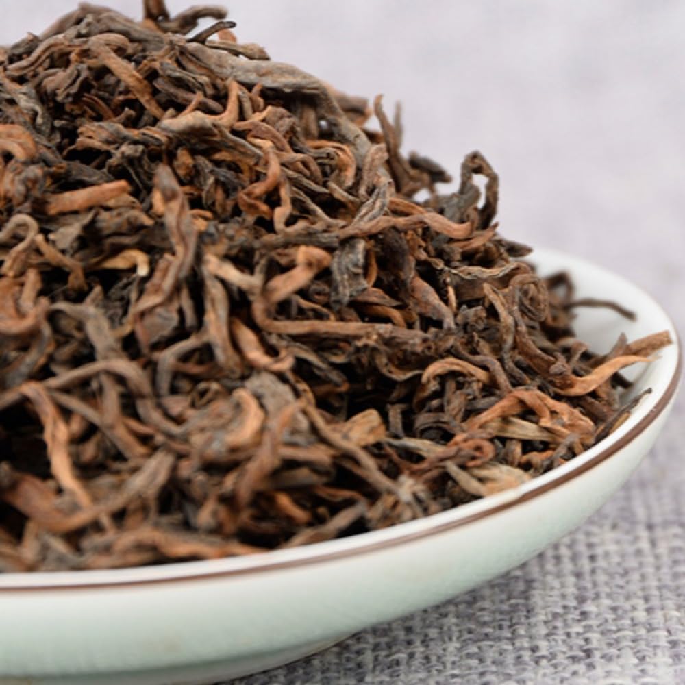 Herbaciany Król Dojrzała Herbata Pu 'er -Herbata Sypana, Łagodny Z Dziesięcioletnim Zapachem 250g / 8,82 Uncji