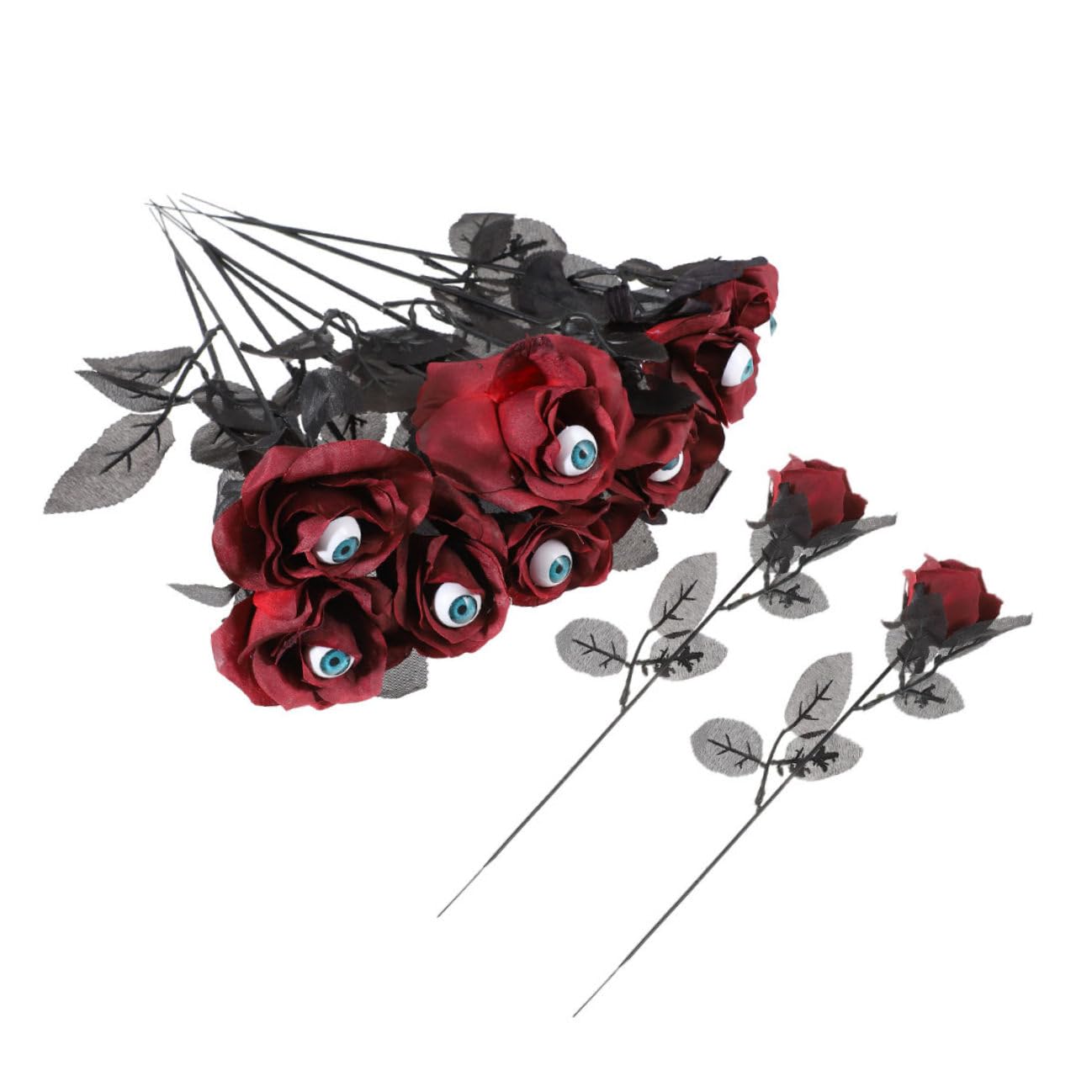 Fausses roses d'Halloween deco interieure effrayante et ornement floral