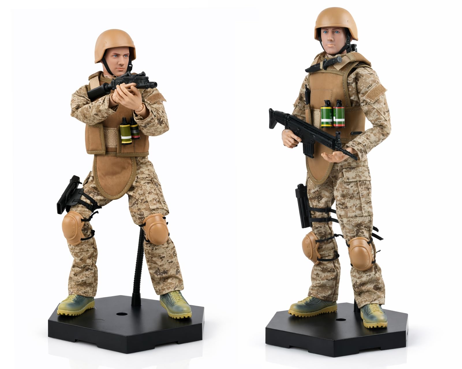 ds. distinctive style Supporto per Figure per Bambole 30,5 cm Collegabile Metallo Action Figure Display per Scala 1/6 e 1/9