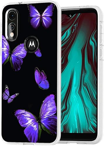 Miniatura 5 de Funda transparente para Moto E 2020, Motorola E 2020 para niñas y mujeres, TPU suave a prueba de golpes, funda protectora transparente para Motorola