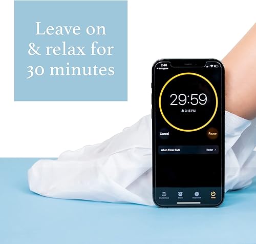 Miniatura 3 de New Epielle - Mascarillas relajantes para pies (calcetines de 6 unidades) melatonina + extracto de lavanda, hidratación profunda, 100% veganas y