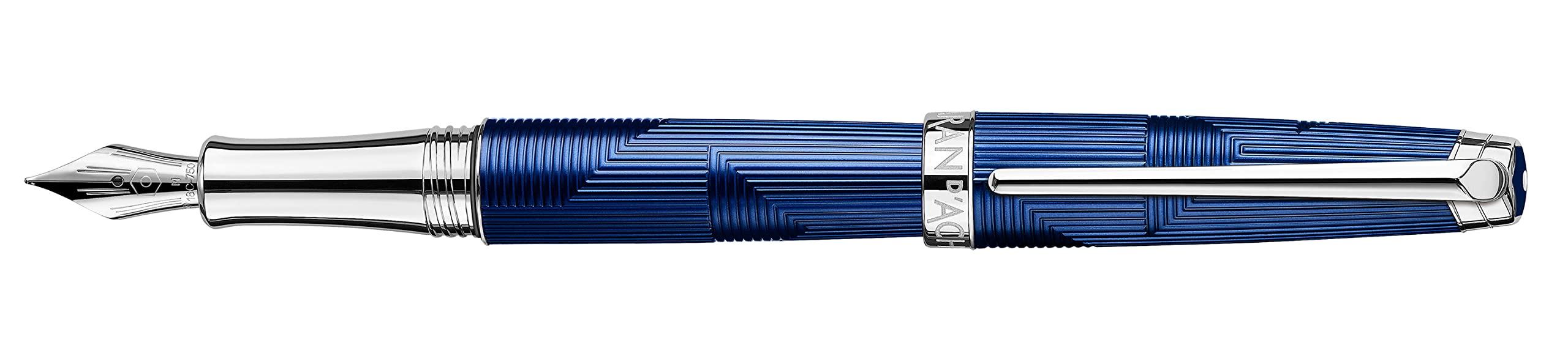 Caran D'ache Leman Fountain Pen Bleu Marin - Medium