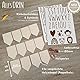 Girlande | Wimpelkette Kinderzimmer mit Namen | Bastelset | Made in Germany | personalisiertes Kinderzimmerdeko | schöne Wanddeko Kinderzimmer, Geschenk zur Geburt, Taufe
