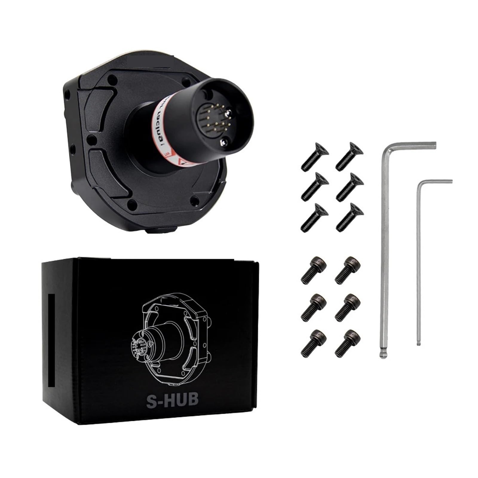 For SIMUBE HUB for Fanatec - Gold Anodized Aluminum for Strength and Lightness(SHUB(Black))