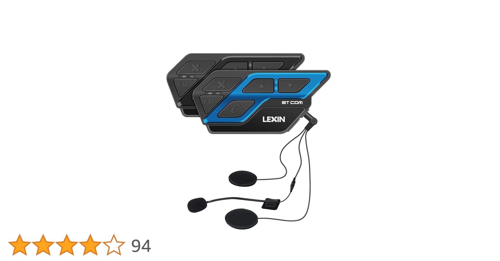 新品未使用　LEXIN ET COM バイク用インカム 2台セット Amazon | LEXIN インカム バイク ETCOM インカム15時間通話 6色