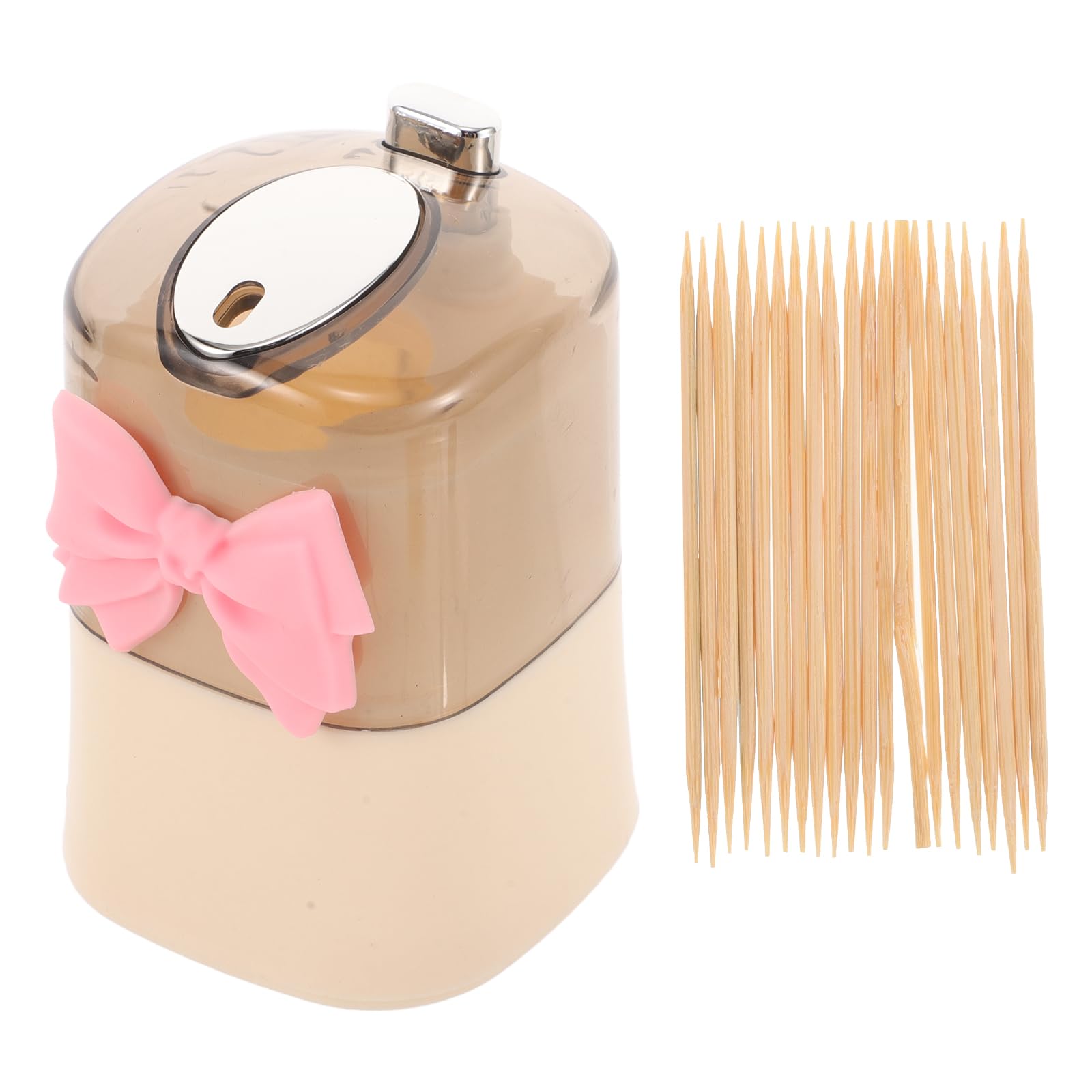 LOGOFUN 5PCS Toothpick Holder Dispensers Pop-Up Automatic Toothpick Dispensers Creative Toothpick Container with Toothpicks for Restaurant Supplies