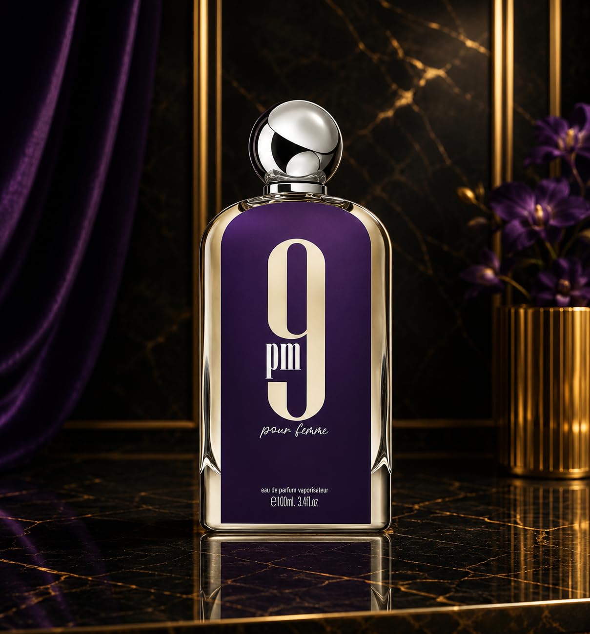 9pm Purple Femme fragranza da donna da 100 ml + campioncino in omaggio da borsetta da 5 ml