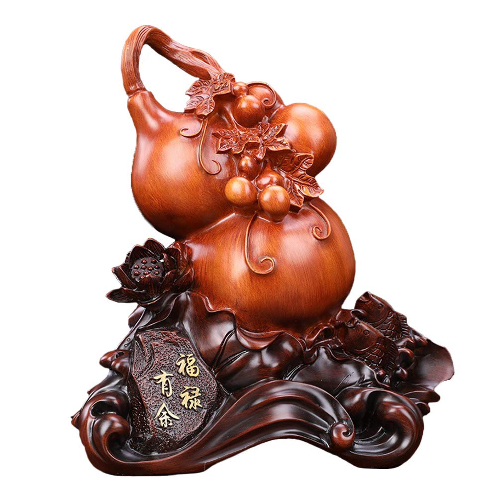 Calebasse de chance en résine pour salon et bureau - 8