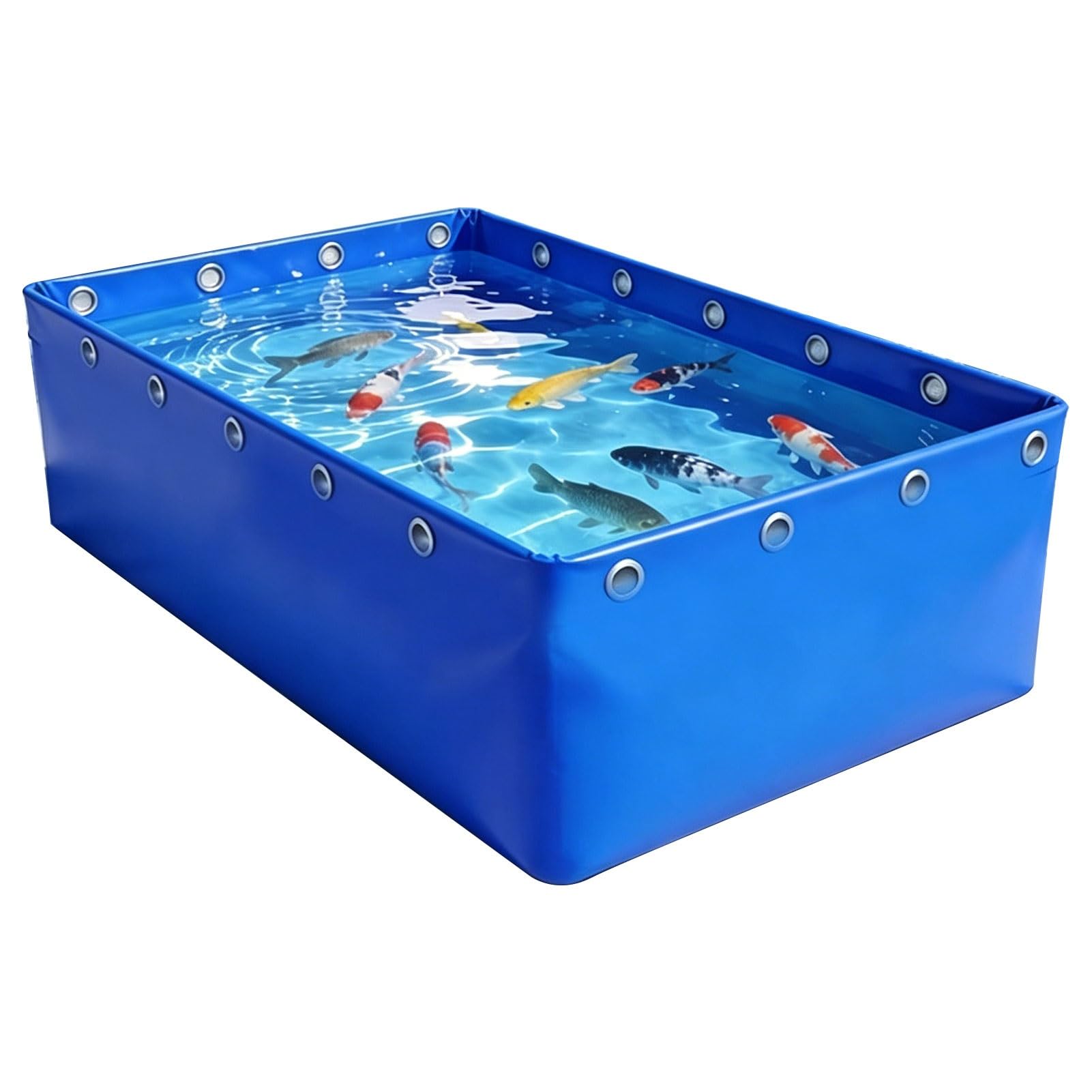 Réservoir de poissons pliant épaissi et étanche pour élevage