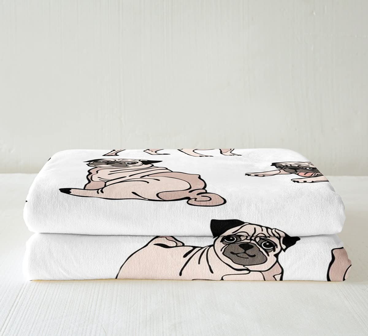 Manta de peluche para perros y mascotas, manta de sherpa para niños en 3D, manta de felpa para cachorros, manta para sofá cama, regalo para amantes de perros, rey de 87 x 94 pulgadas