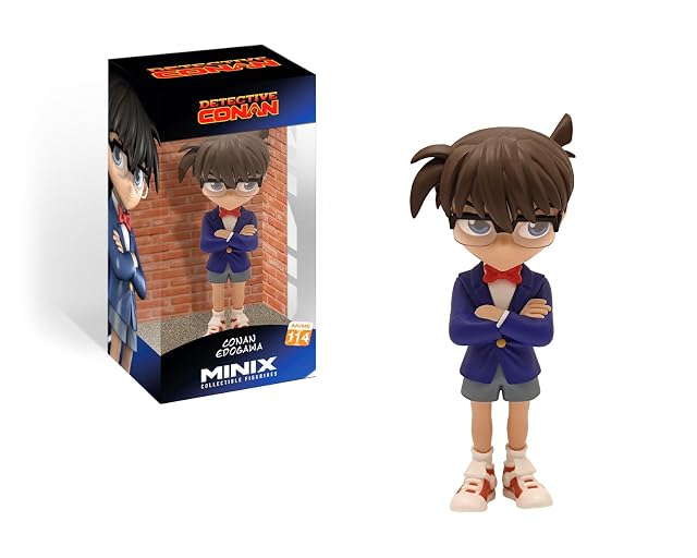 MINIX Figura Detective Conan (Shinichi Kudo 12 cm) MN14064: Coleccionable para Exhibición. Estatua Detallada…