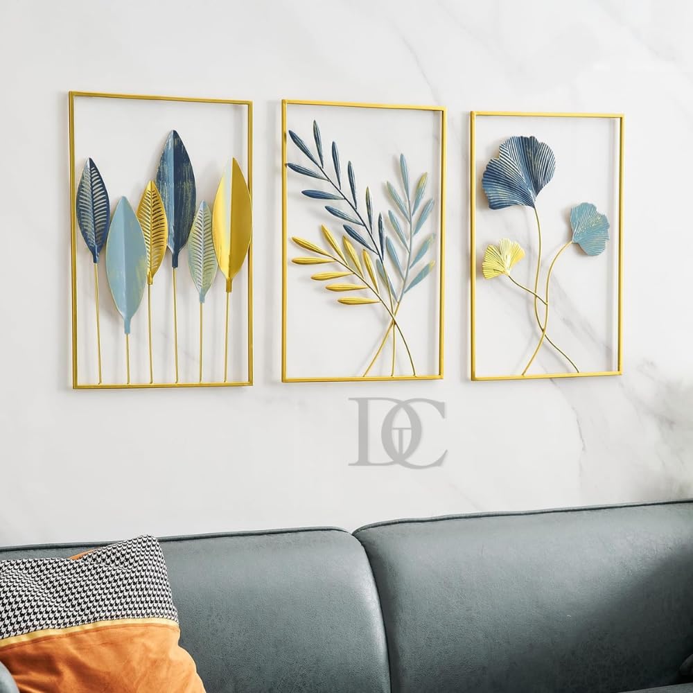 The Decor Compnay - Set of 3 Beautiful Metal Frames for Home Decor - Elegant Wall Decor Perfect for Home Decor Items - Modern and Stylish Metal Frames for Living Room, Bedroom, or Office (B0DHC6PLLP) Amazon Price History, Amazon Price Tracker