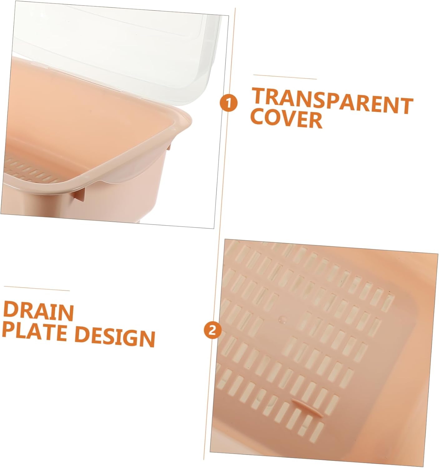 SECFOU Draining Dish Rack Large Capacity Kitchen Sink Dish Drainer Drying Rack Style