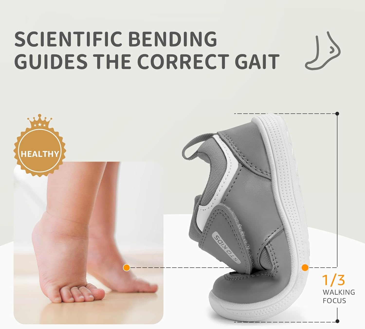 Toddler Wide Toe Box Shoes Barefoot Sneakers Girls Boys Zero Drop First Walking Running Tennis Grounding Shoes - Image 7