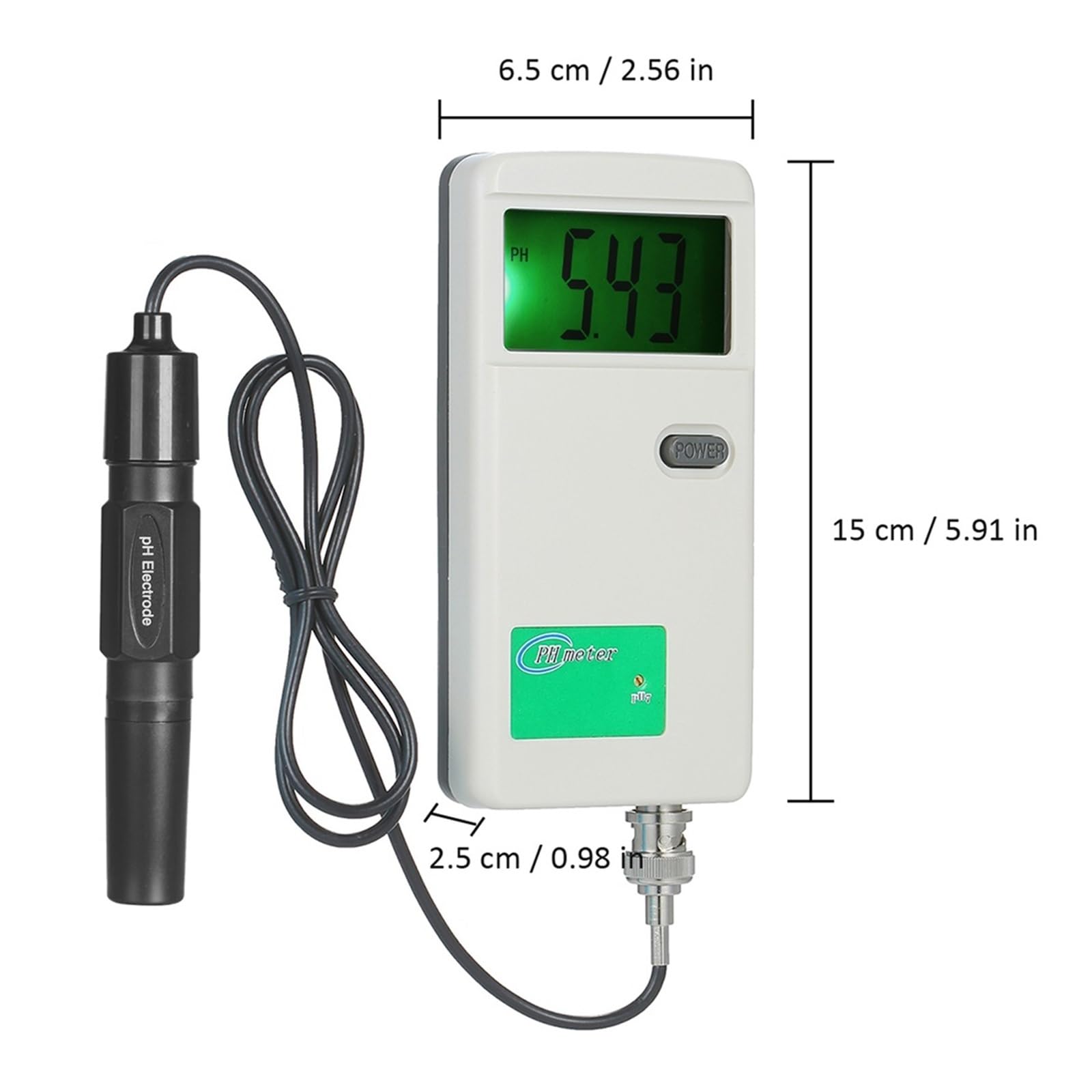 PH-3012B Miernik PH Precyzyjny Tester Podświetlany Wyświetlacz Jakości Wody Do Laboratoryjnego Zbiornika Hydroponiki Pitnej