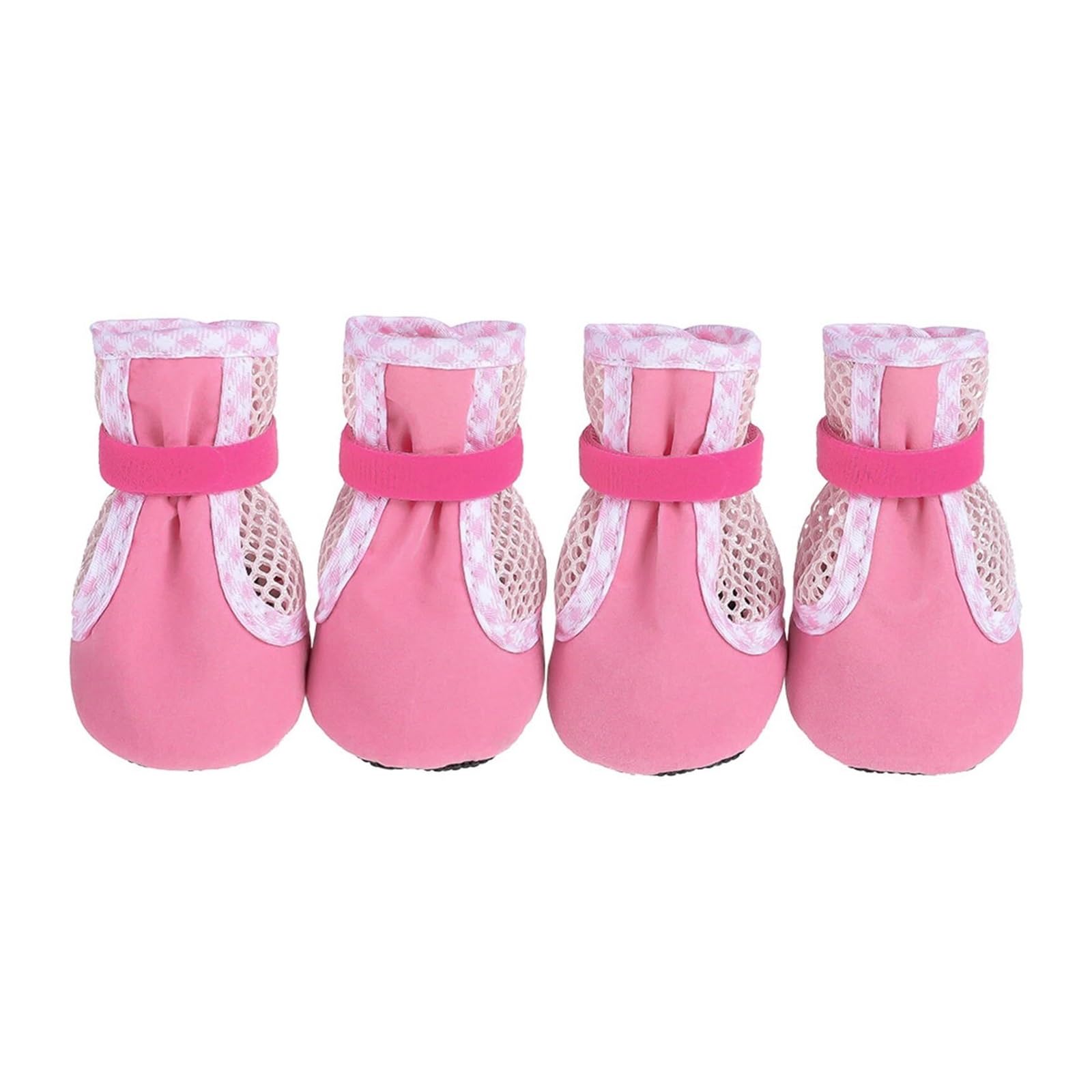 Protéger coussinet : bottes en maille respirante chien rose S