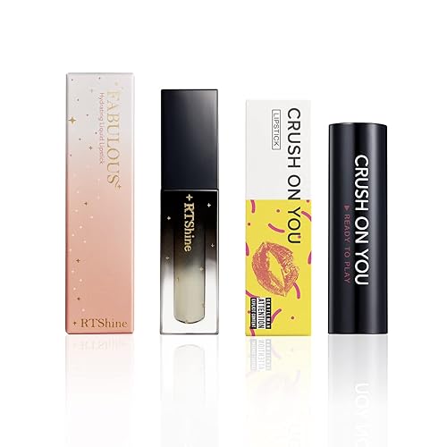 Miniatura 8 de READY TO SHINE Juego de lápiz labial satinado cremoso vegano mate y brillo de labios transparente - CRUSH ON YOU (302-Close to You+100-Love Yourself)
