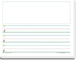 Teacher Created Resources Smart Start K-1 Story Paper: 360 Sheets (76513),White