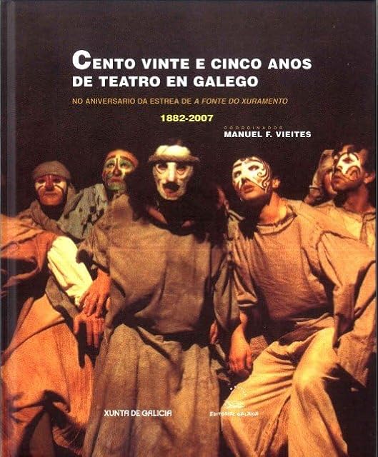 Portada de Cento vinte e cinco anos de teatro en galego