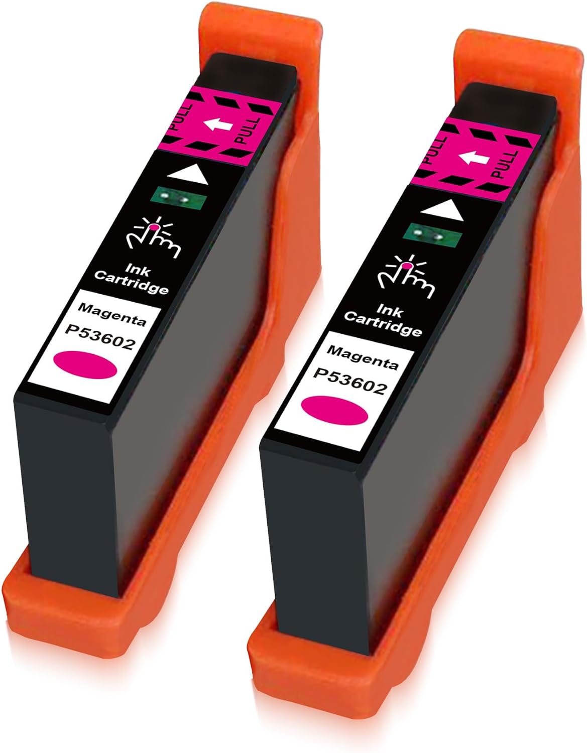 Compatible Bravo 4100 Ink Cartridge Replacement for Primera 53602 Magenta Ink Used with Primera Bravo 4100 Series Printers (2 Pack)