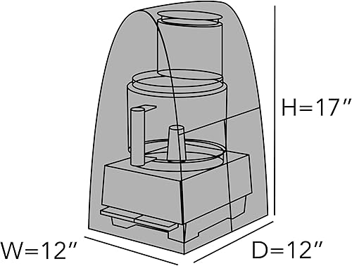 Vista 15 de Covermates Keepsakes - Funda para licuadora, protección contra el polvo, resistente a las manchas, lavable, funda para electrodomésticos