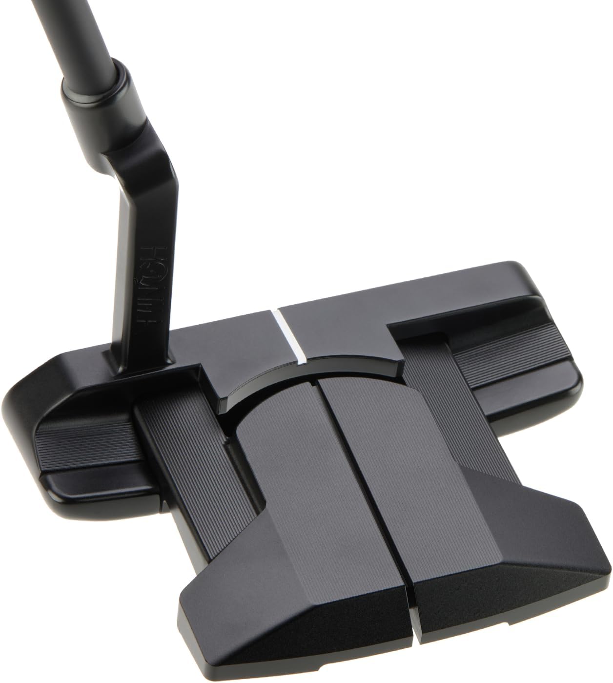 HONMA H10 Golf Putter for Men and Women, Elite Black Ion Plating Mallet Putter with Full Carbon Shaft, High MOI Dual Milled Precision Face, Right Handed