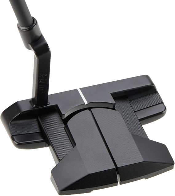 HONMA H10 Golf Putter for Men and Women, Elite Black Ion Plating Mallet Putter with Full Carbon Shaft, High MOI Dual Milled Precision Face, Right Handed