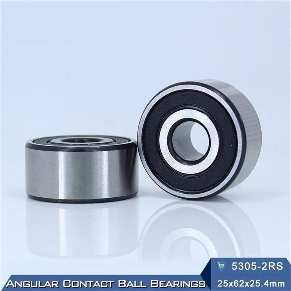 5305 2RS Bearing 5305RS 3305 2RS 3056305 Axial Double Row Angular Contact Ball Bearings 25 x 62 x 25.4 mm