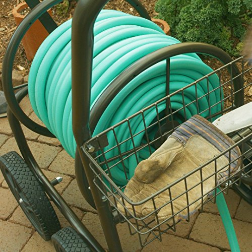 Liberty Garden Products Garden 871-S Residential Grade 4-Wheel Garden Hose Reel Cart, Holds 250-Feet Of 5/8-Inch Hose - Bronze #TOP5