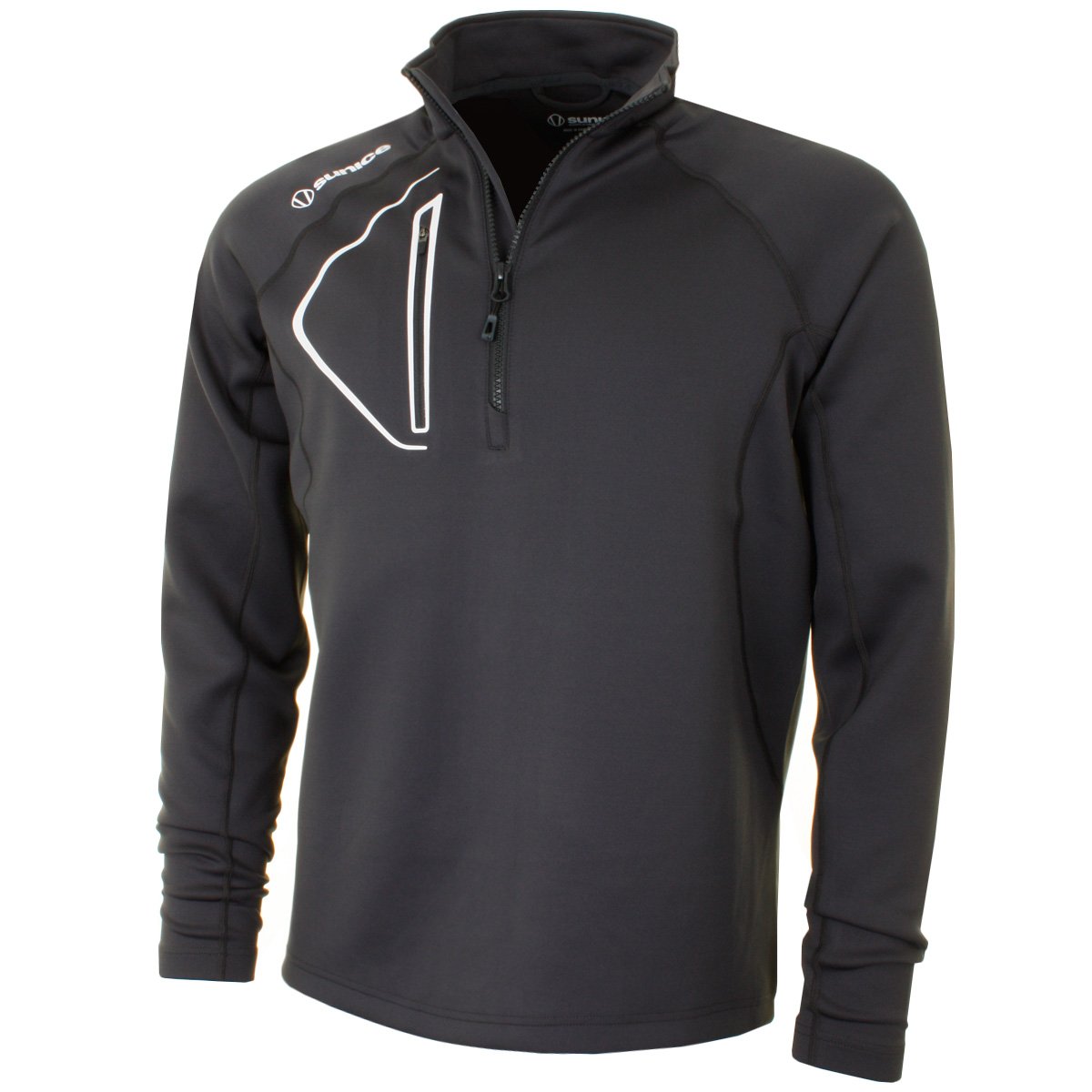 SuniceAllendale Men’s Half Zip Performance Pullover with Thermal Protection