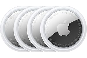 Apple AirTag 4-Pack | Location Tracker for Keys, Backpack, Bag, and More