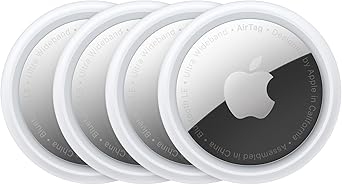 4-Pack Apple AirTags Bluetooth Tracking Device at Amazon