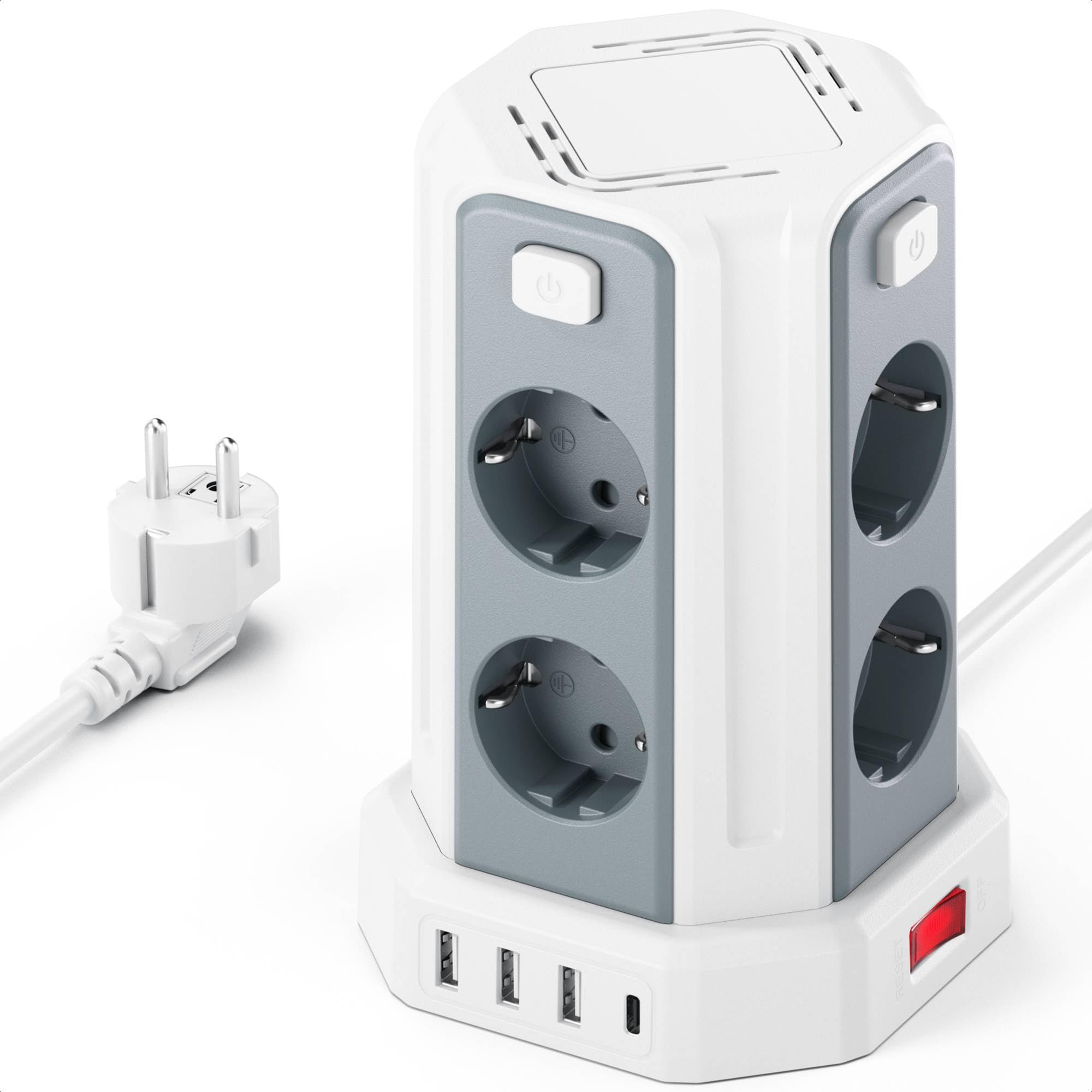 Steckdosenleiste mit 4 USB