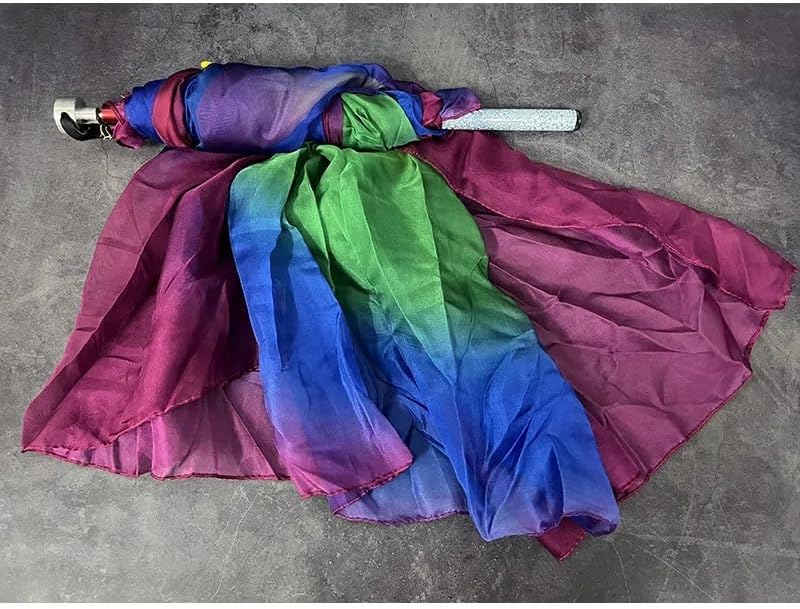SUMAG Rainbow Silk Production Magic Tricks Multi-Color Flag Production Stage Gimmicks Accessories for Any Show Ending Prop for Magicians