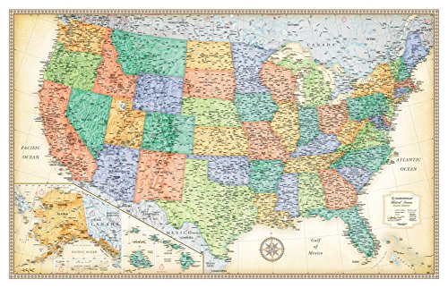 Rand Mcnally United States Wall Map
