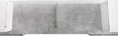 Miniatura 9 de Soporte de TV LED con 2 estantes de vidrio iluminado, centro de entretenimiento UV de alto brillo con luces LED que cambian de color, mesa consola