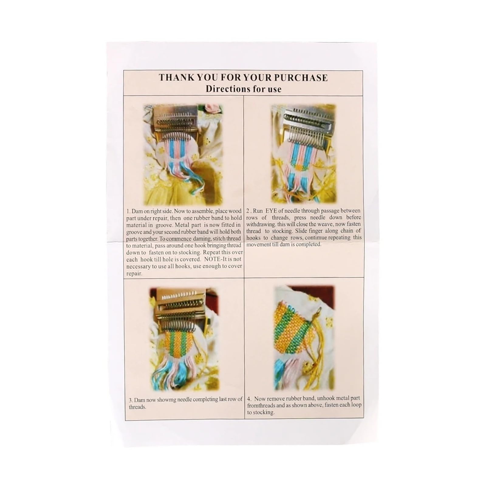 Type Darning Loom, drewniane narzędzie do tkania skarpet dżinsowych, zestaw "zrób to sam" (10 pinów)