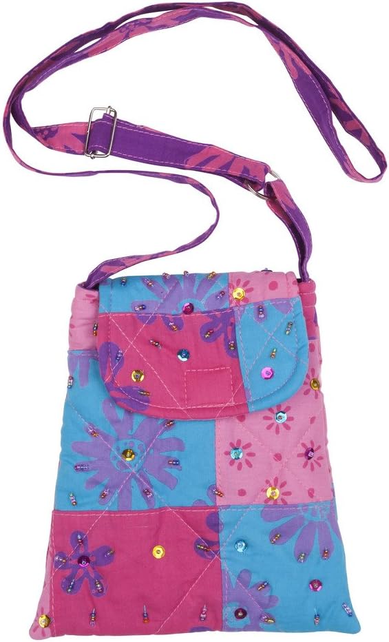 SHU-SHI Girls Bag Crossbody Purse Saddle Shoulder Bag Adjustable Strap Patchwork