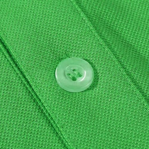 Kids Toddler Boys Girls 𝐏𝗼lo T Shirt Linen Solid Color V Neck with Buttons Short Sleeves Casual Tops4