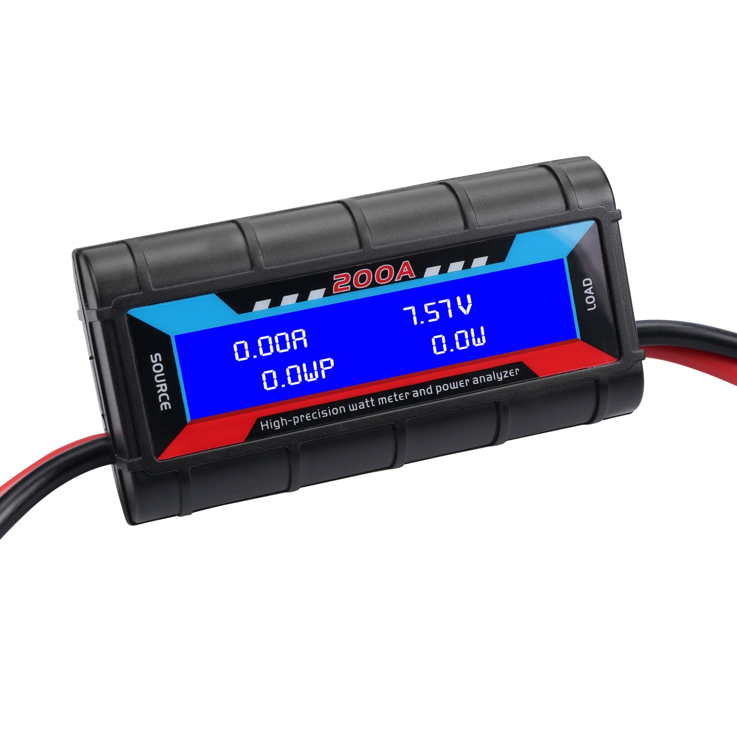 200A Excessive Precision Energy Analyzer Multi Meter for Measuring Energy Watt (W) Voltage (V) Present (A) Cost (Ah) Vitality (Wh)