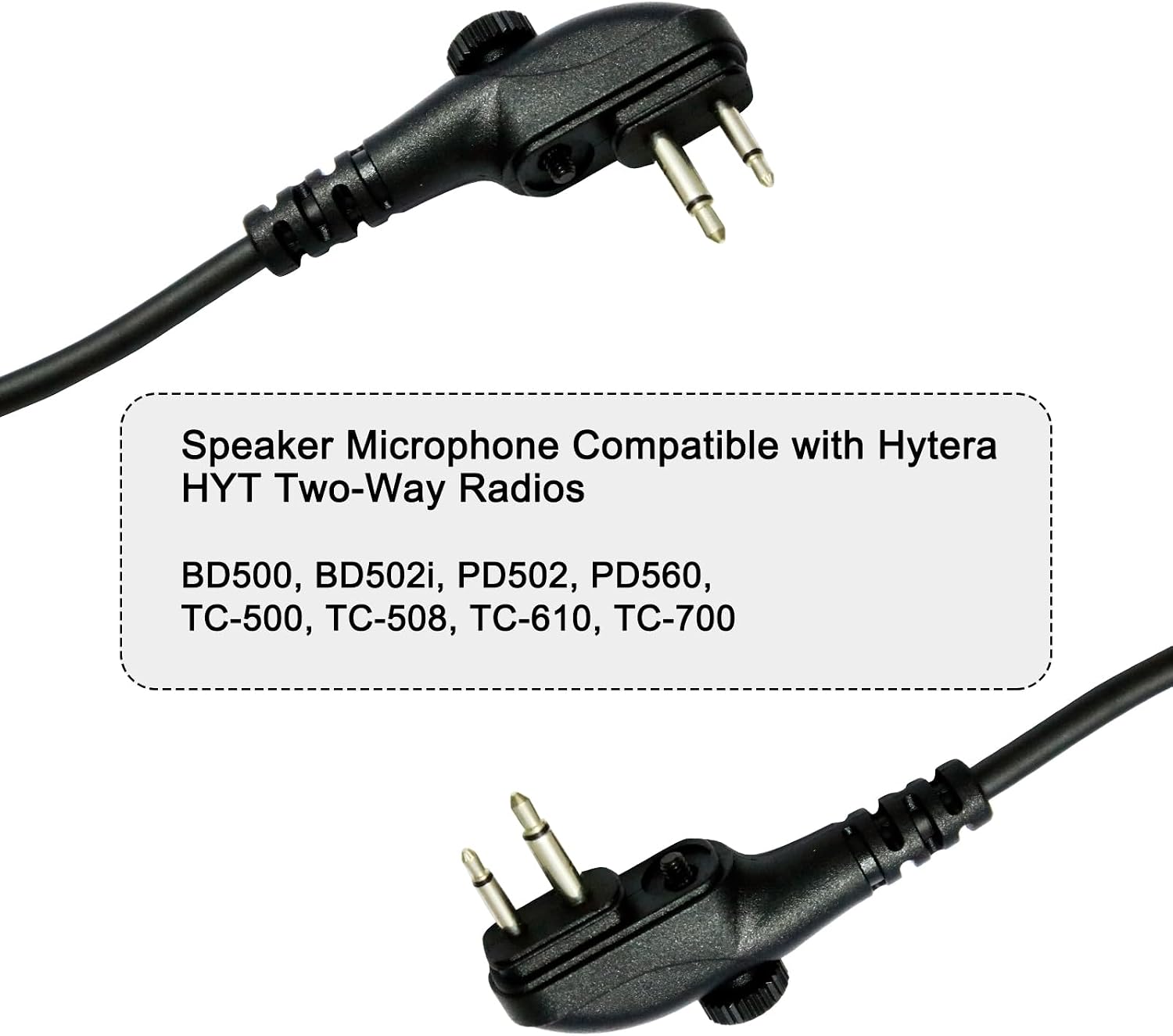 Speaker Microphone Radio Lapel Compatible with Hytera Walkie Talkies Mic | handheld,shoulder,3.5mm Jack,compatible with Hytera (HYT) BD500 BD502i PD560 PD502 PD530 TC-600 TC-500 TC-508 TC-610 TC-620