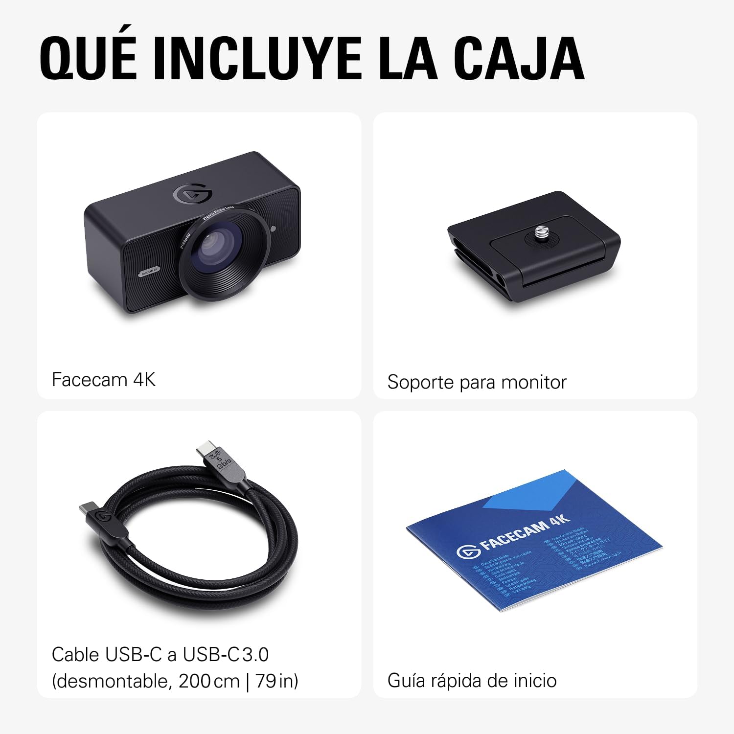 Elgato Facecam 4K – Webcam de Estudio 4K60, Calidad Tipo DSLR a 60 FPS, Compatible con filtros de Lente de 49mm, HDR, vídeo sin comprimir, área de Enfoque optimizada – USB-C para PC y Mac 12