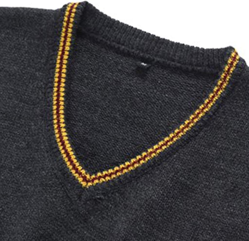 Vista 3 de WOTOGOLD- Disfraces de cosplay para hombre y mujer suéter de otoño e invierno chaleco