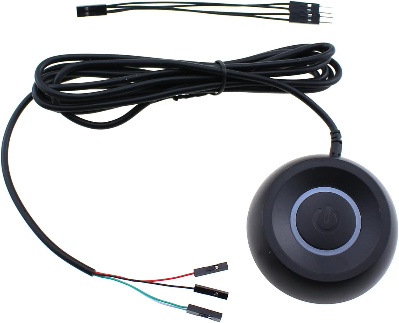 TAODAN Desktop Power Button Home Users Server Room Barebone Systems Water Cooled Chassis DIY Power Switch Extension Cable for Computer Motherboards